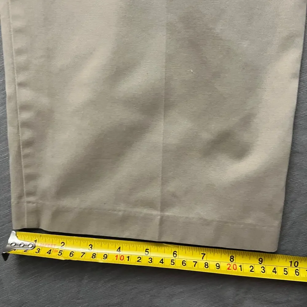 Dockers Beige Baggy Straight Leg Dress Chino Pants 38x30 Y2K Preppy Streetwear